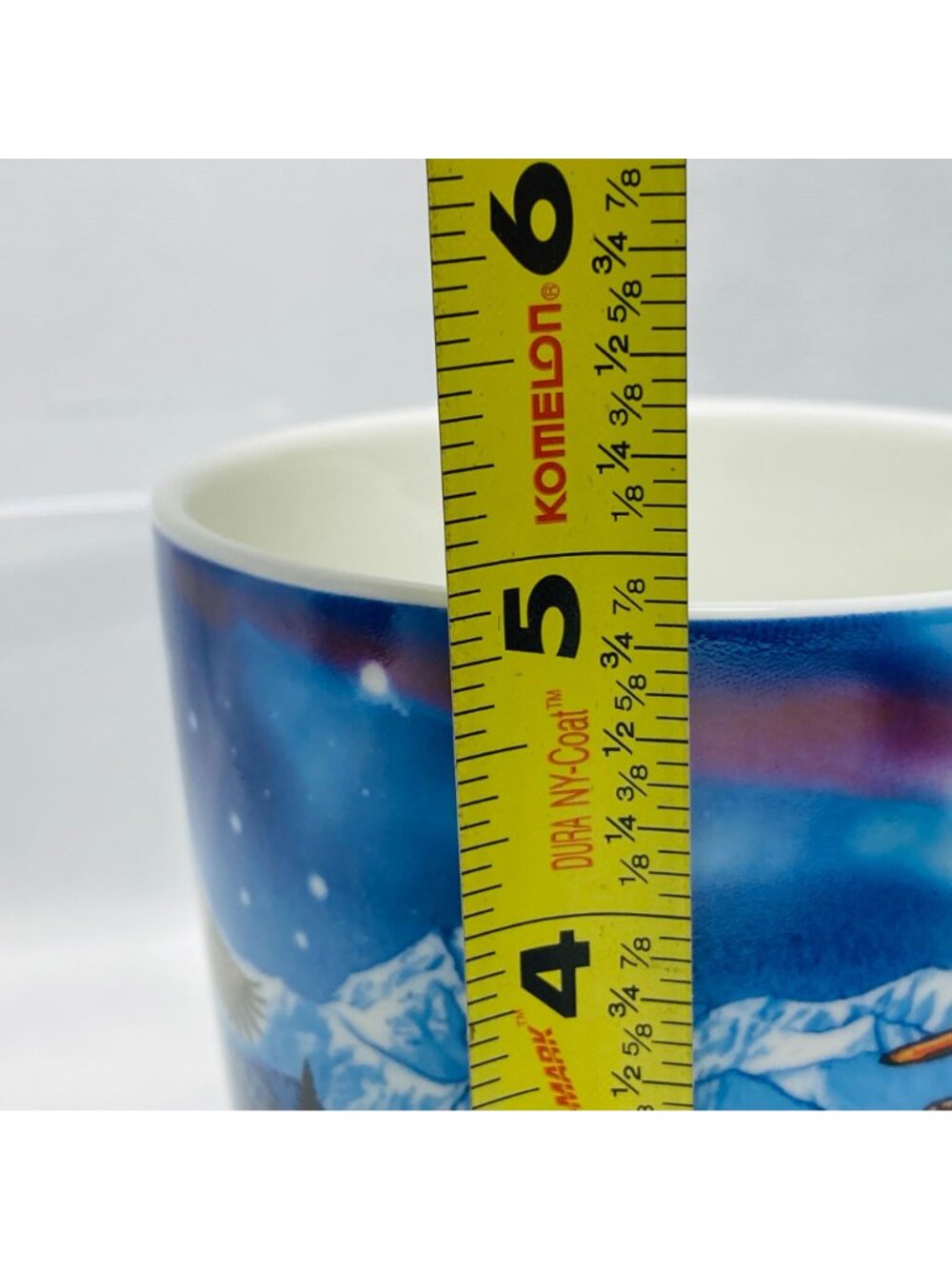 Alaska Outpost Ceramic 14oz Mugs With Scenic Wildlife Design & Aurora Borealis - Picture 12 of 13